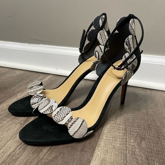 Alexandre Birman
Ellie Python-Trim Suede Sandals 🔥🔥Summer Sale🔥🔥 - Picture 10 of 11